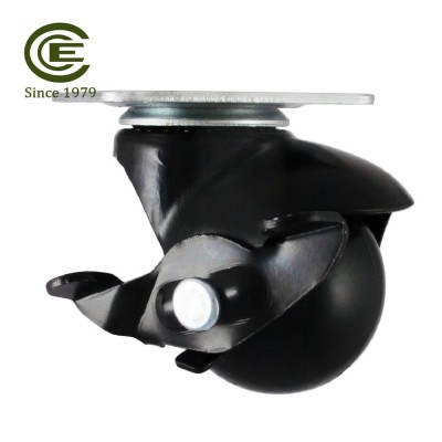 Cce Caster 40mm Ball Caster With Brake For Baby Furniture