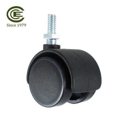 CCE Caster 30mm Mini Plastic Roller M6 Swivel Screw Caster Wheels