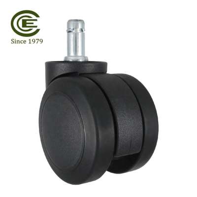 CCE Caster 60mm Twin Polyurethane Caster Stem Wheel Castor